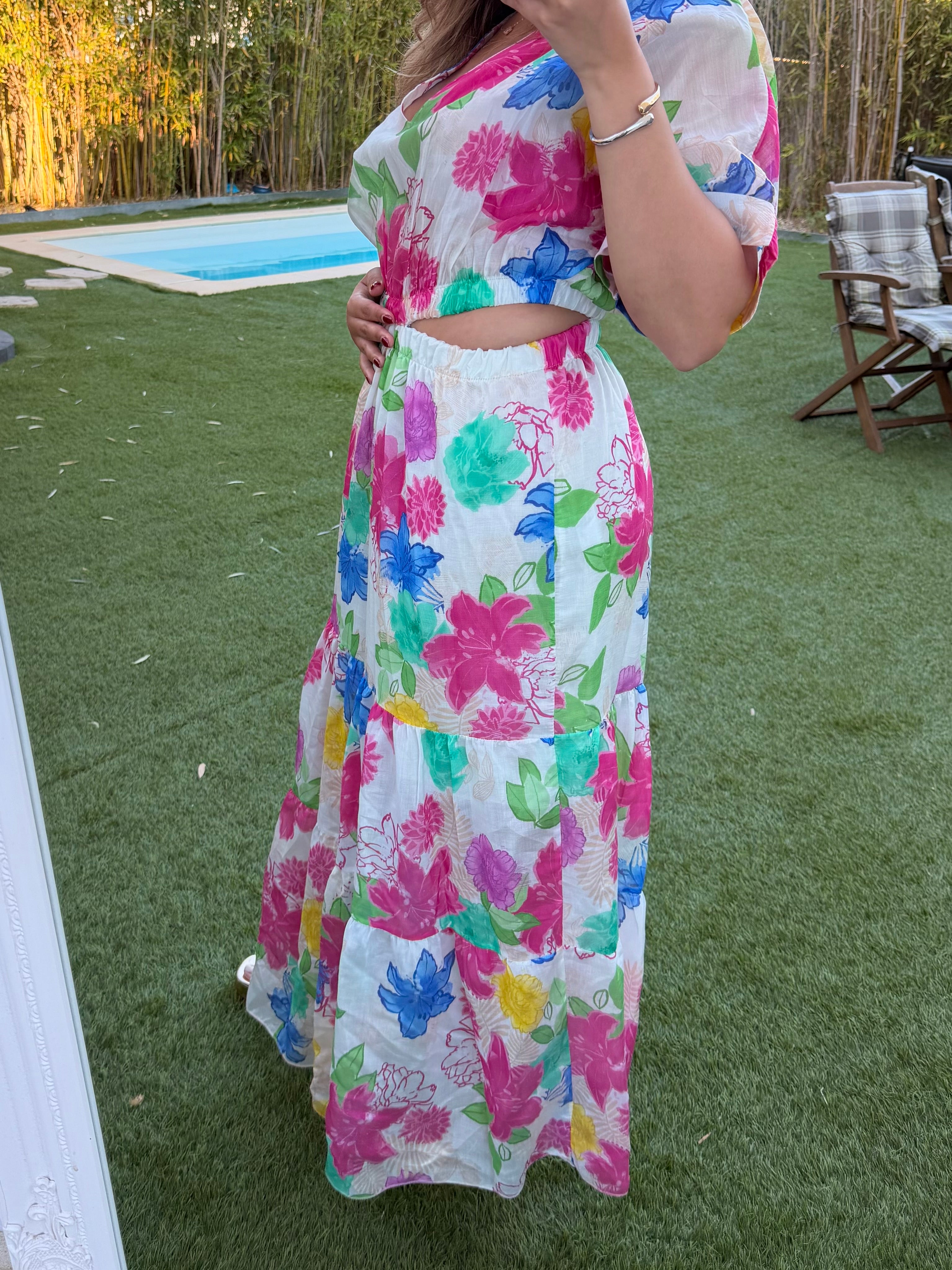 Robe fleurie