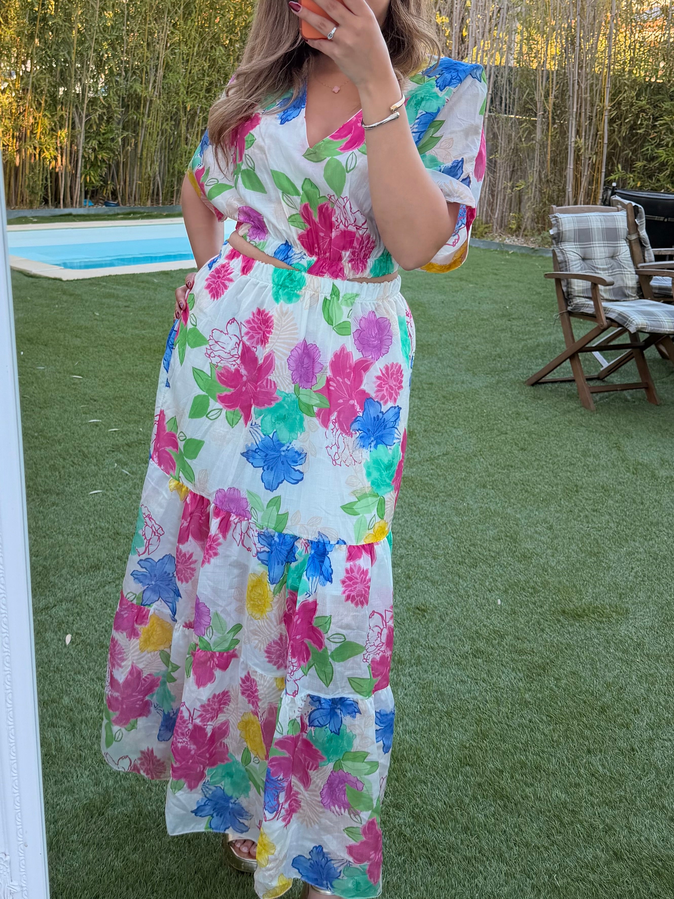 Robe fleurie