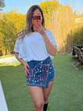 Jupe-Short strass