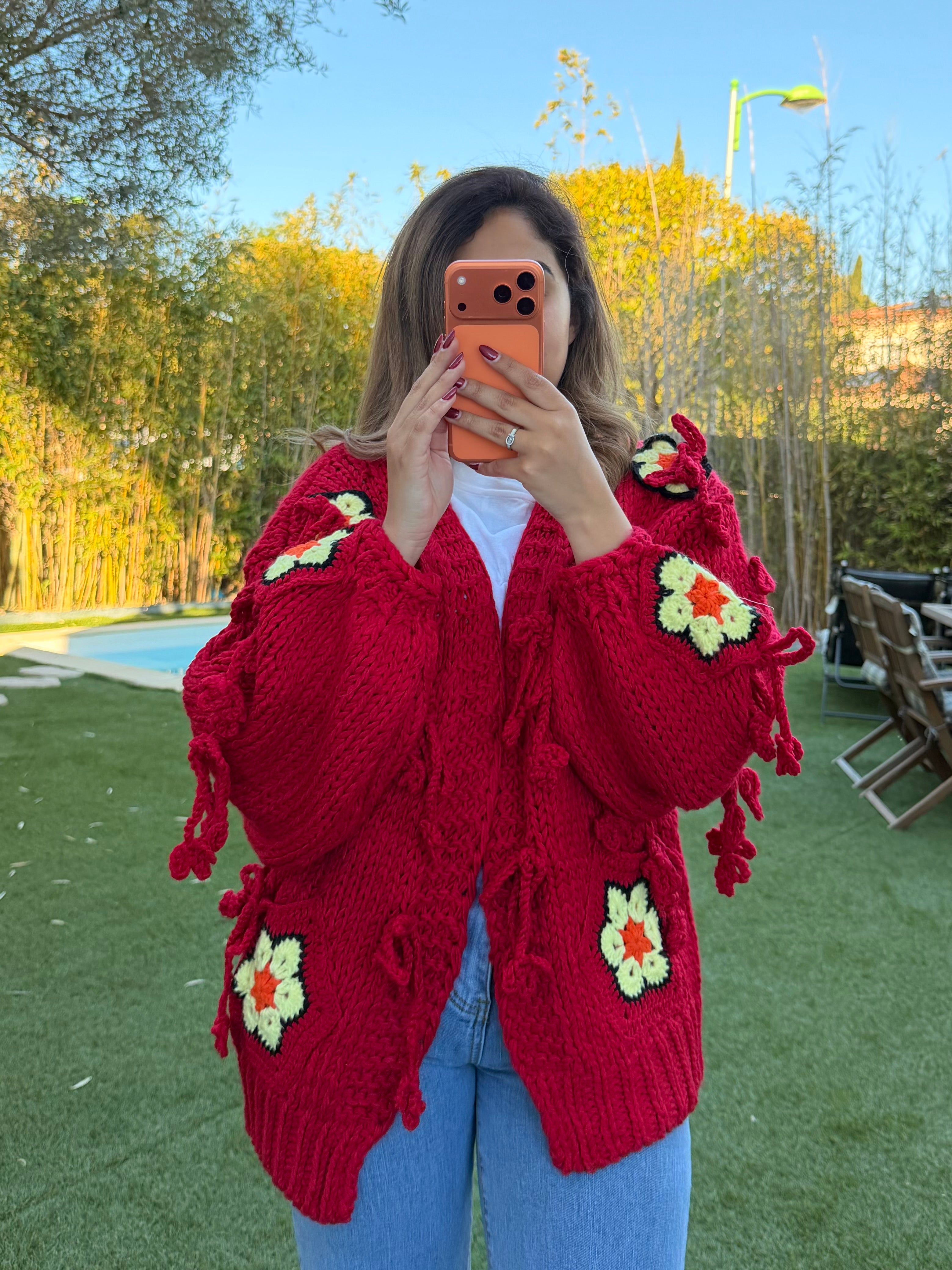 Gilet en grosse maille