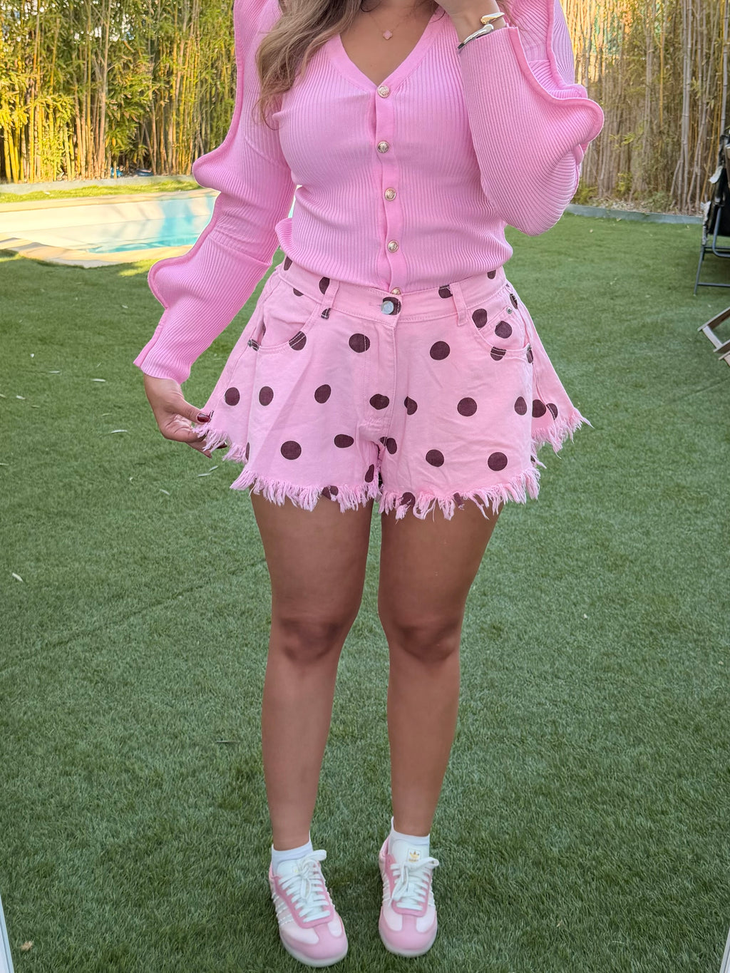 Short à pois