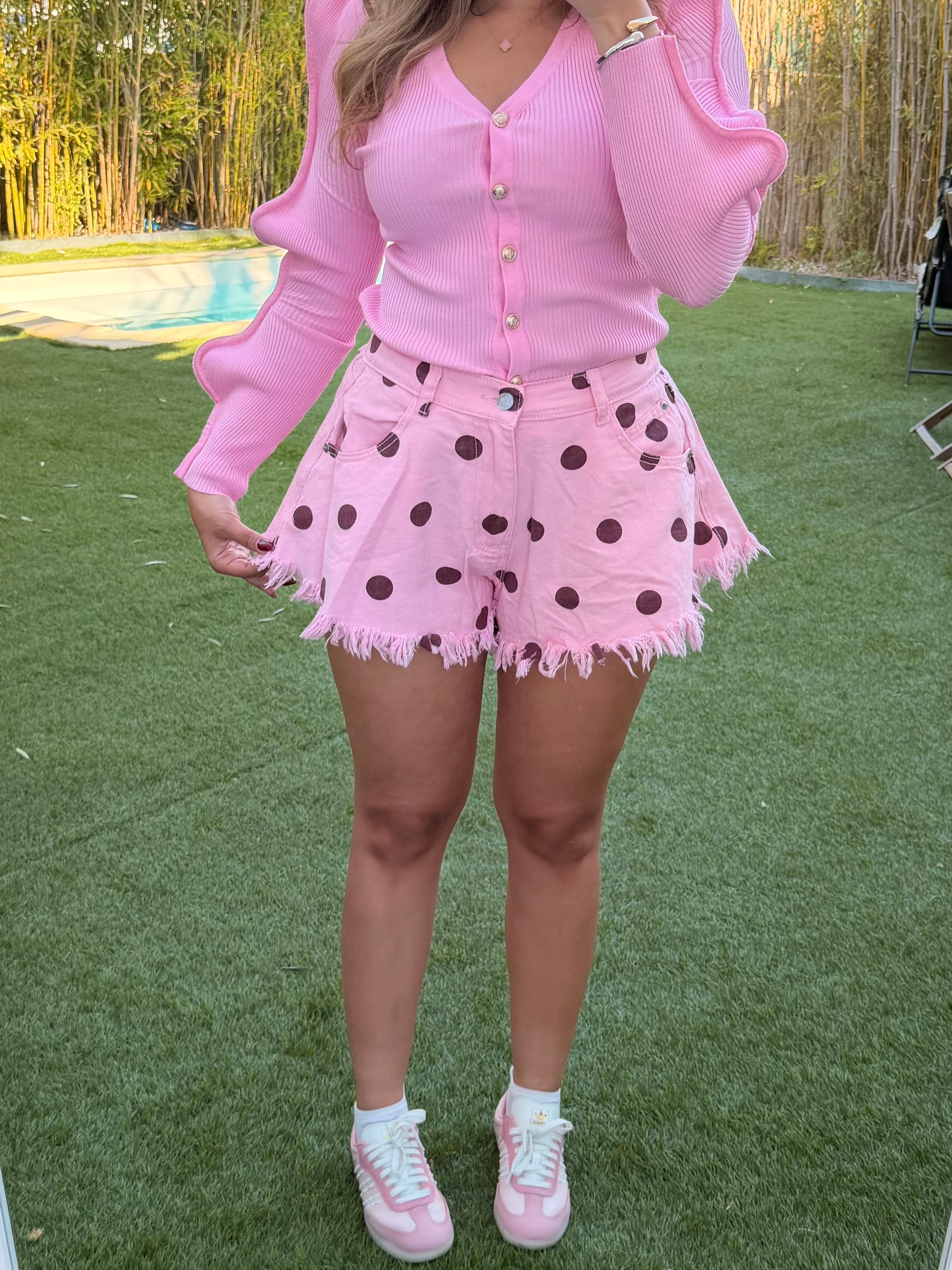 Short à pois