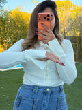 Pull blanc simple