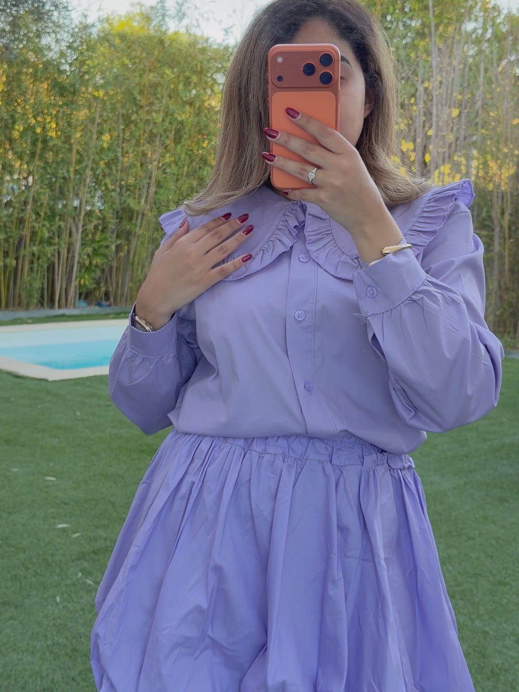 Chemise Lilas